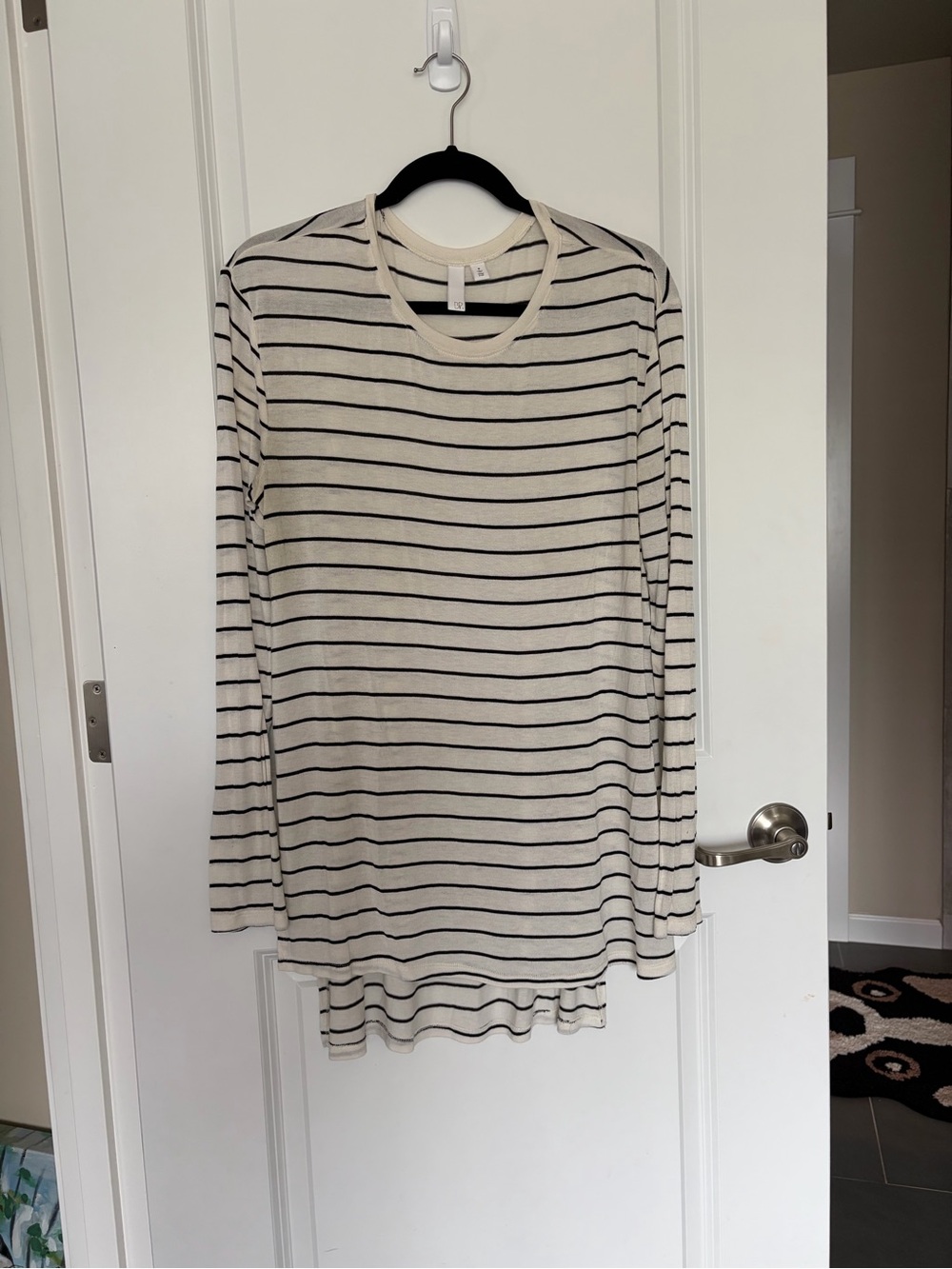 bp Striped Tunic - Cream & Black